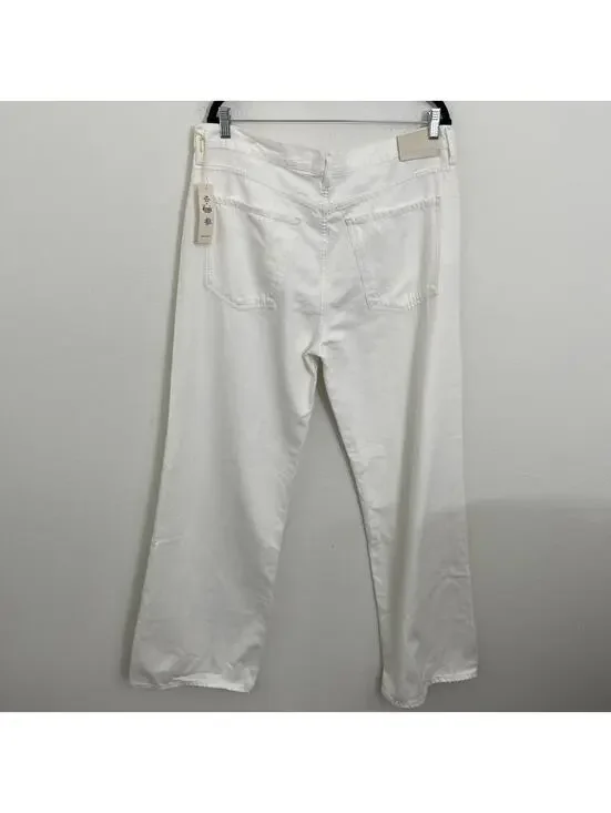 Citizens Of Humanity Annina Trouser Jeans Soft White Size 33 NWT $228msrp - Picture 6 of 14